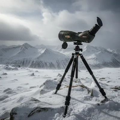 Vortex Viper HD spotting scope enduring harsh weather during a field use durability test