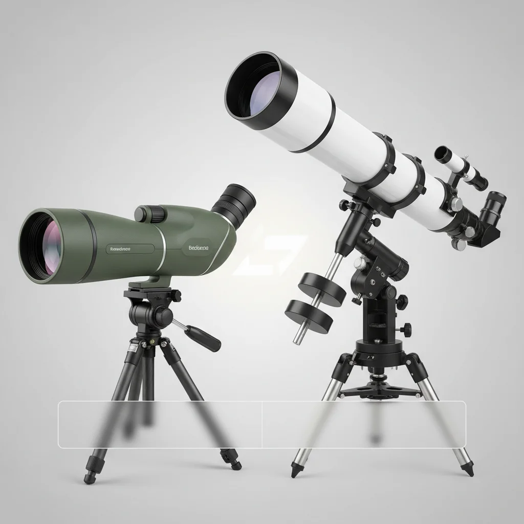 spotting scope vs telescope